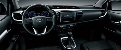 Dashboard View of Hilux-2011