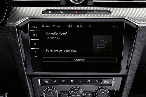 Arteon touch screen