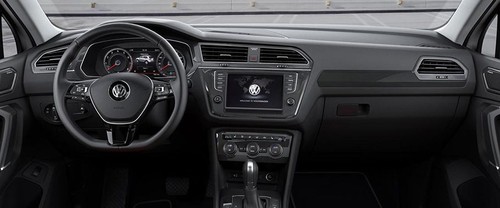 Dashboard View of Tiguan (2012-2021)