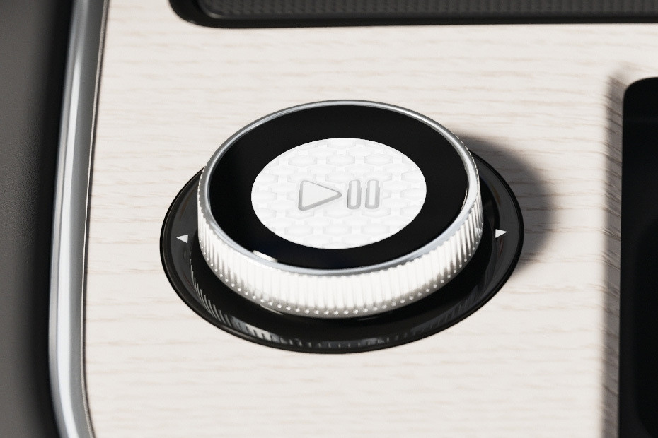 Center Controls of Volvo EX90 in UAE