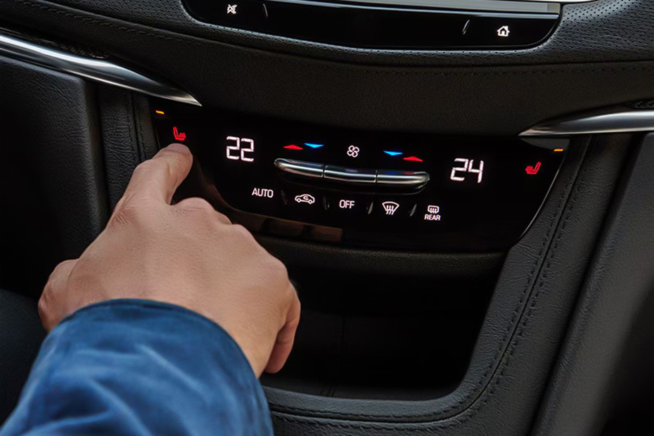 Front AC Controls of Cadillac XT5 in UAE