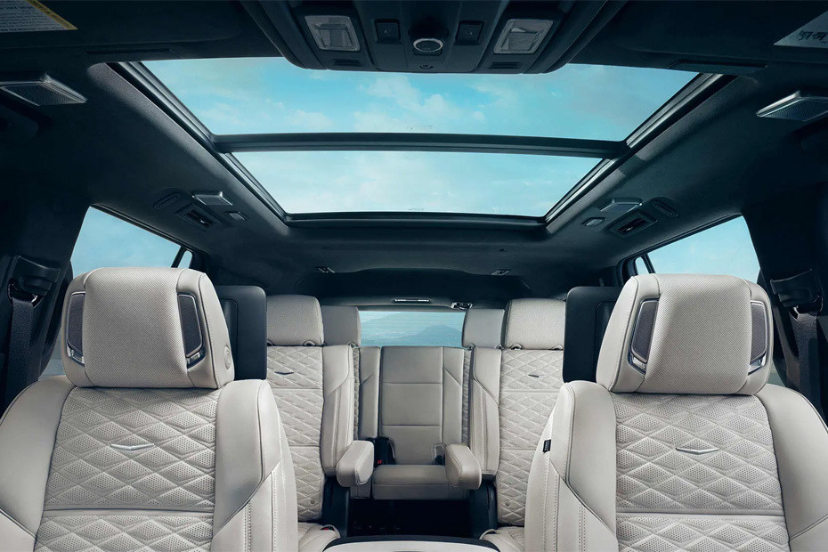 Cadillac Escalade V Front And Rear Seats Together in UAE