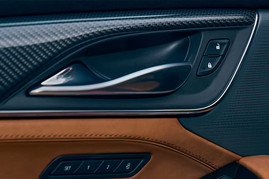 door handle interior of Cadillac CT5 in UAE