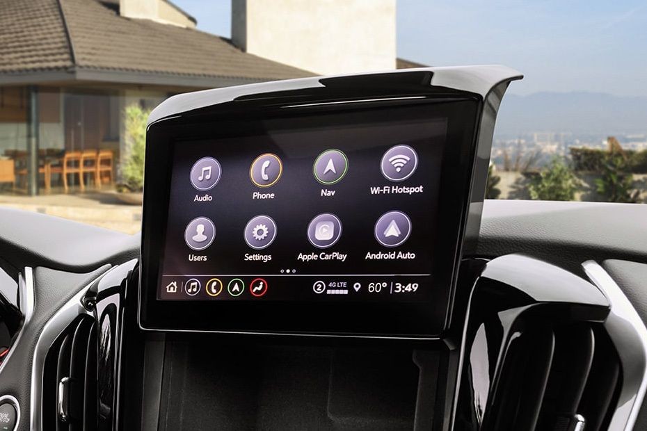 Front AC Controls of Chevrolet Traverse (2022-2024) in UAE