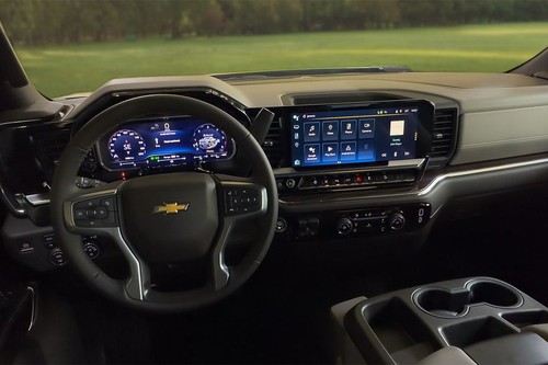 Dashboard View of Silverado HD