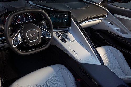 Dashboard View of Corvette Stingray