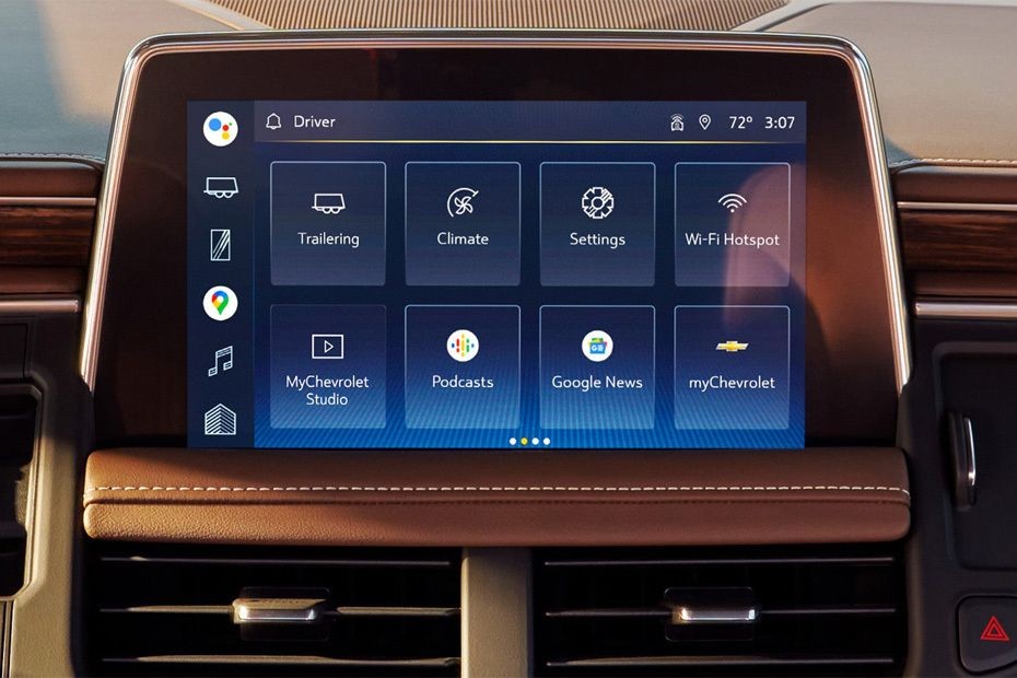 Front AC Controls of Chevrolet Suburban (2022-2024) in UAE
