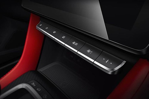 Front AC Controls of MG ZST