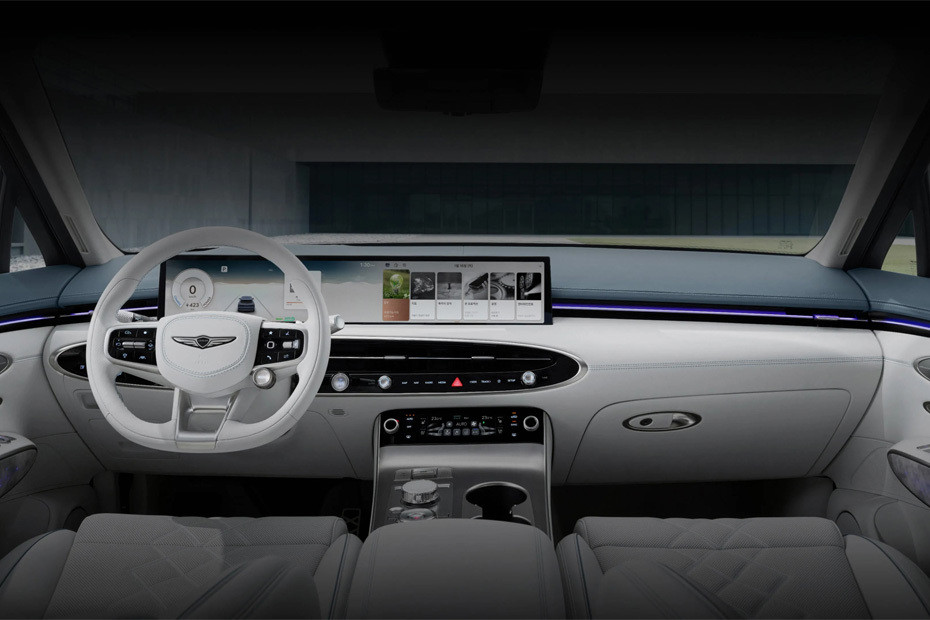 Dashboard View of EV GV 70 in UAE