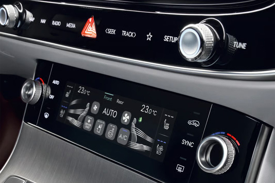 Front AC Controls of Genesis EV GV 70