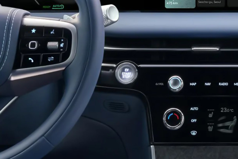 Genesis EV G 80 Engine Start Stop Button in UAE