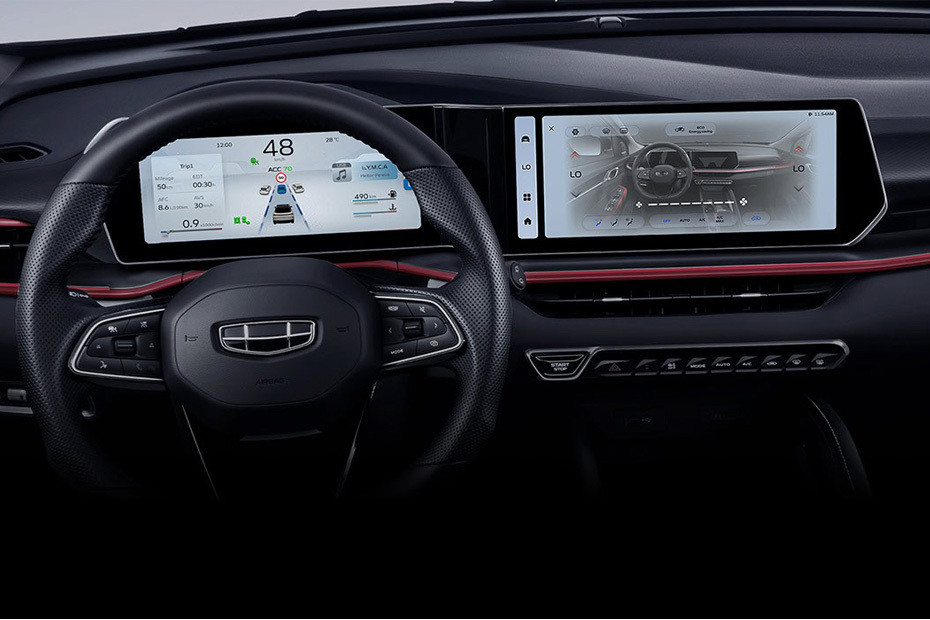 Dashboard View of Coolray Dashboard View of Coolray
