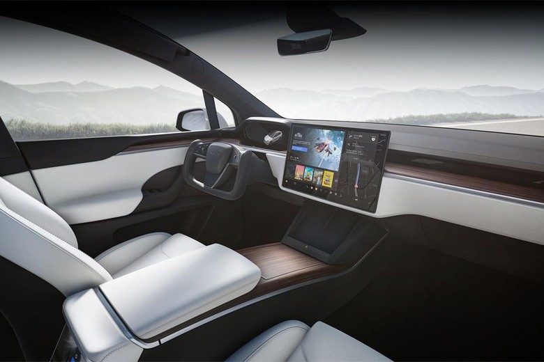 Dashboard View of Model X