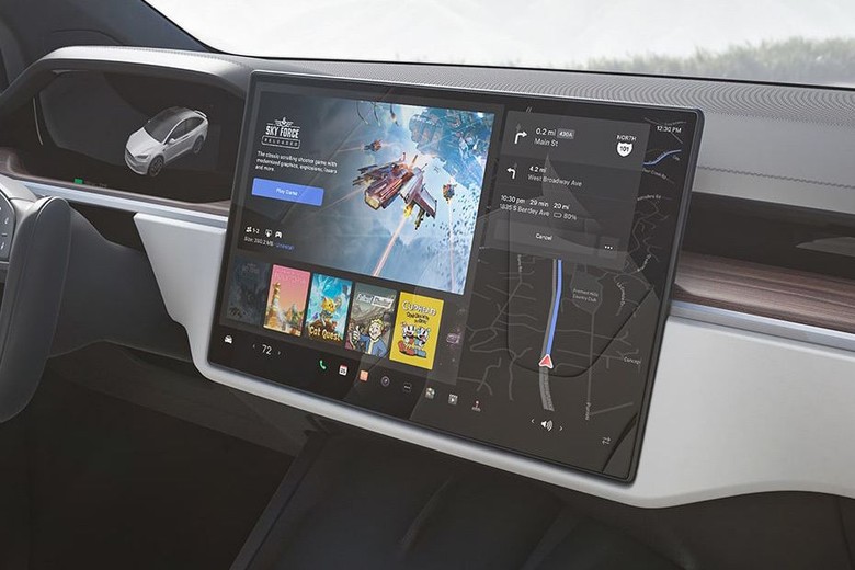 Stereo View of Model X