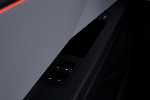 Tesla Cybertruck Drivers Side In Side Door Controls