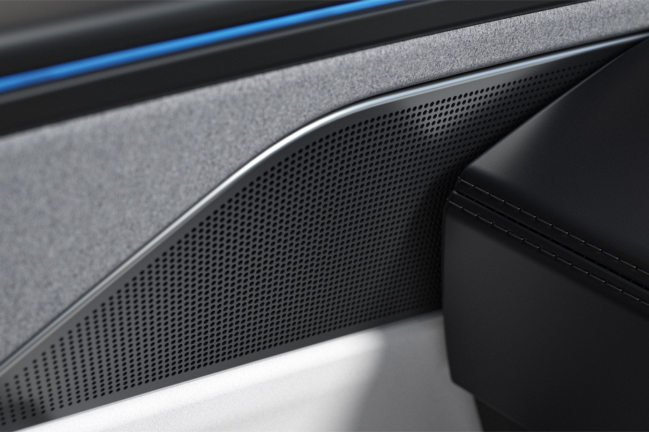 Speakers View of Tesla Model Y in UAE