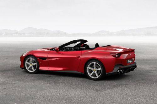 Rear Cross View of Ferrari Portofino