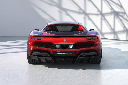 Full Rear View of Ferrari 296 GTB