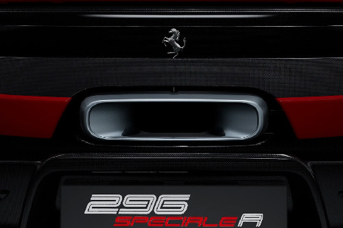 Exhaust Pipe of Ferrari 296 Speciale A