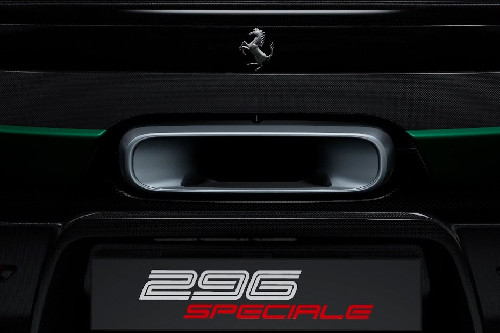 Exhaust Pipe of Ferrari 296 Speciale