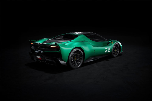 296 Speciale Rear angle view