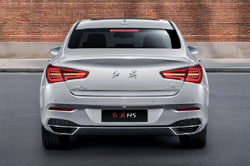 Full Rear View of Hongqi H5