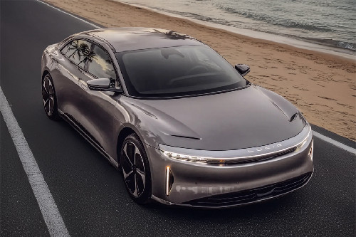 Lucid AIR Front Cross Side View Lucid AIR Front Cross Side View