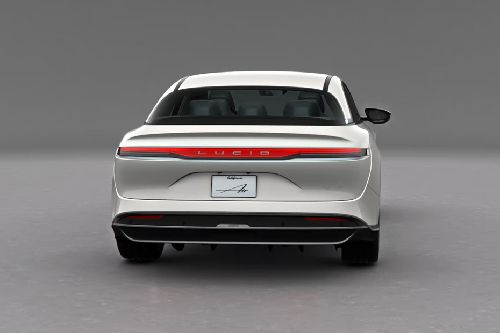 Full Rear View of Lucid AIR