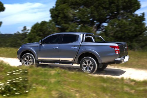 Rear Cross Side View of Fiat Fullback