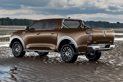 Rear Cross Side View of GWM POER