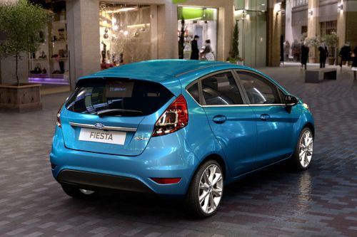 Fiesta Rear angle view