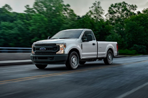 Super Duty Front angle low view