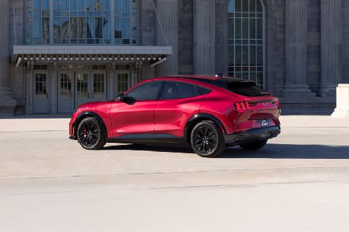 Rear Cross Side View of Ford Mustang Mach-E