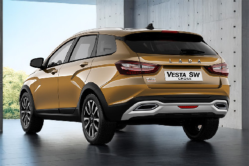 Rear Cross Side View of Lada Vesta SW Cross