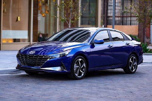 Elantra (2021-2024) Front angle low view