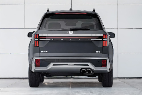 Full Rear View of Hyundai Creta Grand