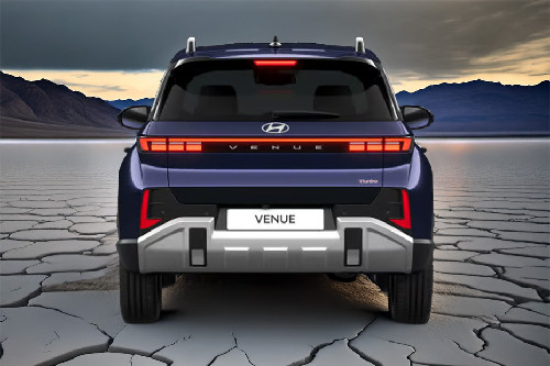 Full Rear View of Hyundai Venue 2026