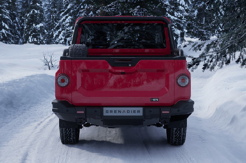 Full Rear View of Ineos Grenadier Quartermaster