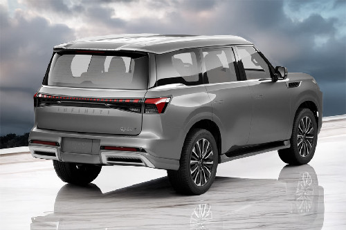 QX80 Rear angle view QX80 Rear angle view