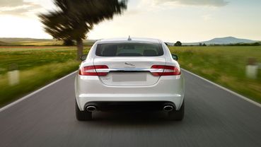Full Rear View of Jaguar XF Premium Luxury
