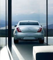 Full Rear View of Jaguar XJ Premium Luxury LWB