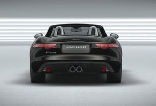 Full Rear View of Jaguar F Type S Convertible