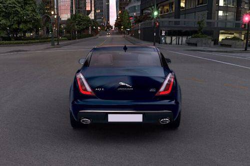 Full Rear View of Jaguar XJ