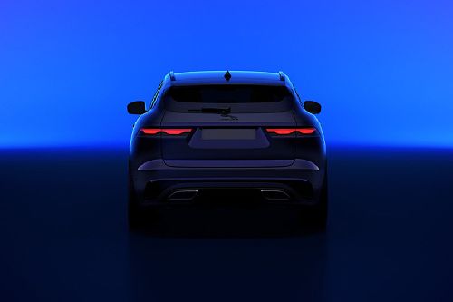 Full Rear View of Jaguar F-Pace