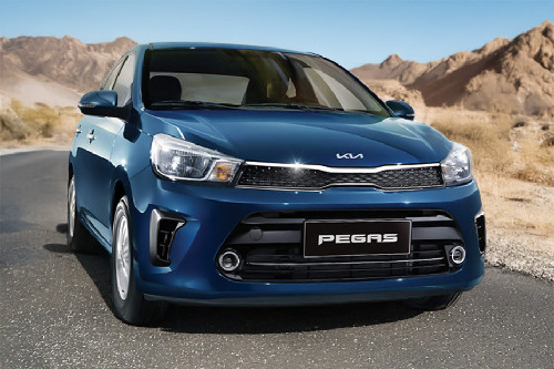 KIA Pegas Front Medium View KIA Pegas Front Medium View