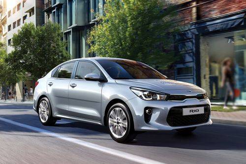 KIA Rio 4-Door Front Cross Side View
