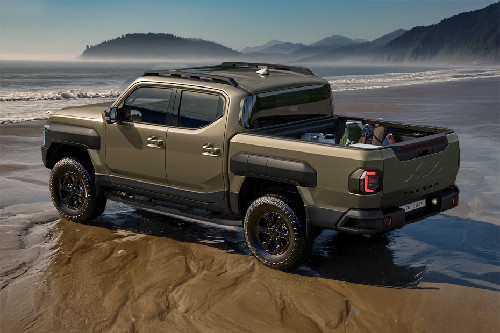 Rear Cross Side View of KIA Tasman Rear Cross Side View of KIA Tasman