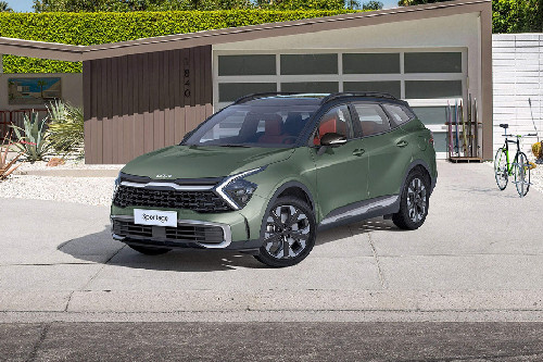 Sportage L Front angle low view
