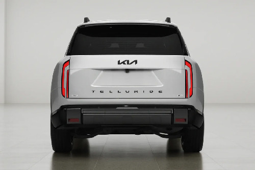 Full Rear View of KIA Telluride Hybrid