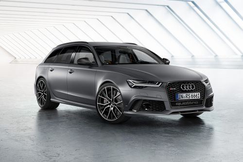 Audi RS6 Avant Performance Front Cross Side View